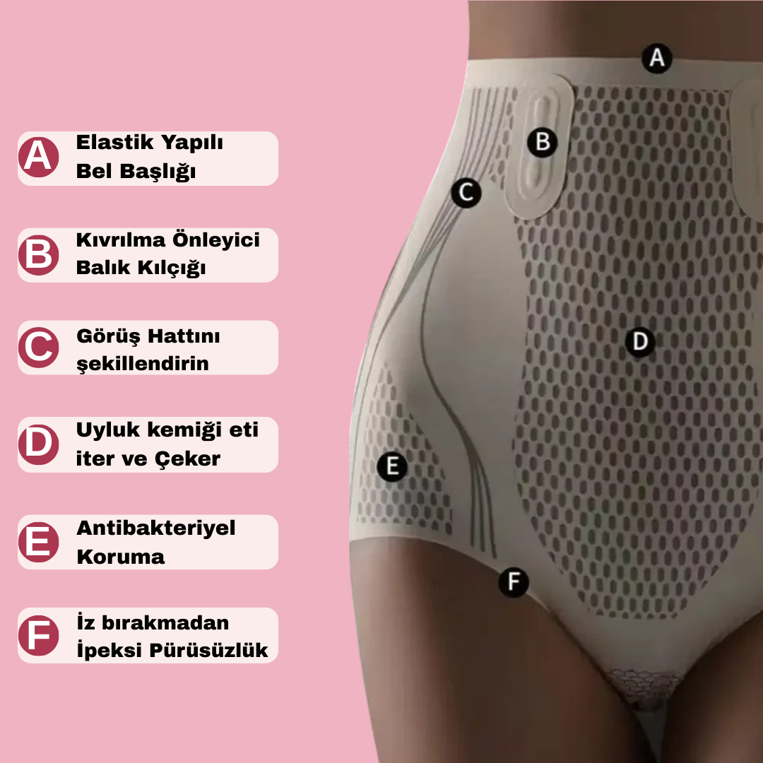 Yağ Yakıcı İpek Korse | Vücut Şekillendirici